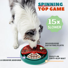 Barkwhiz anti-slip mat keeps the bowl steady during meals.