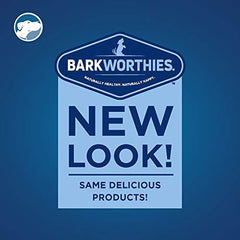 Barkworthies Flavor-Rich Cow Tail Treats durable chew in action for long-lasting play
