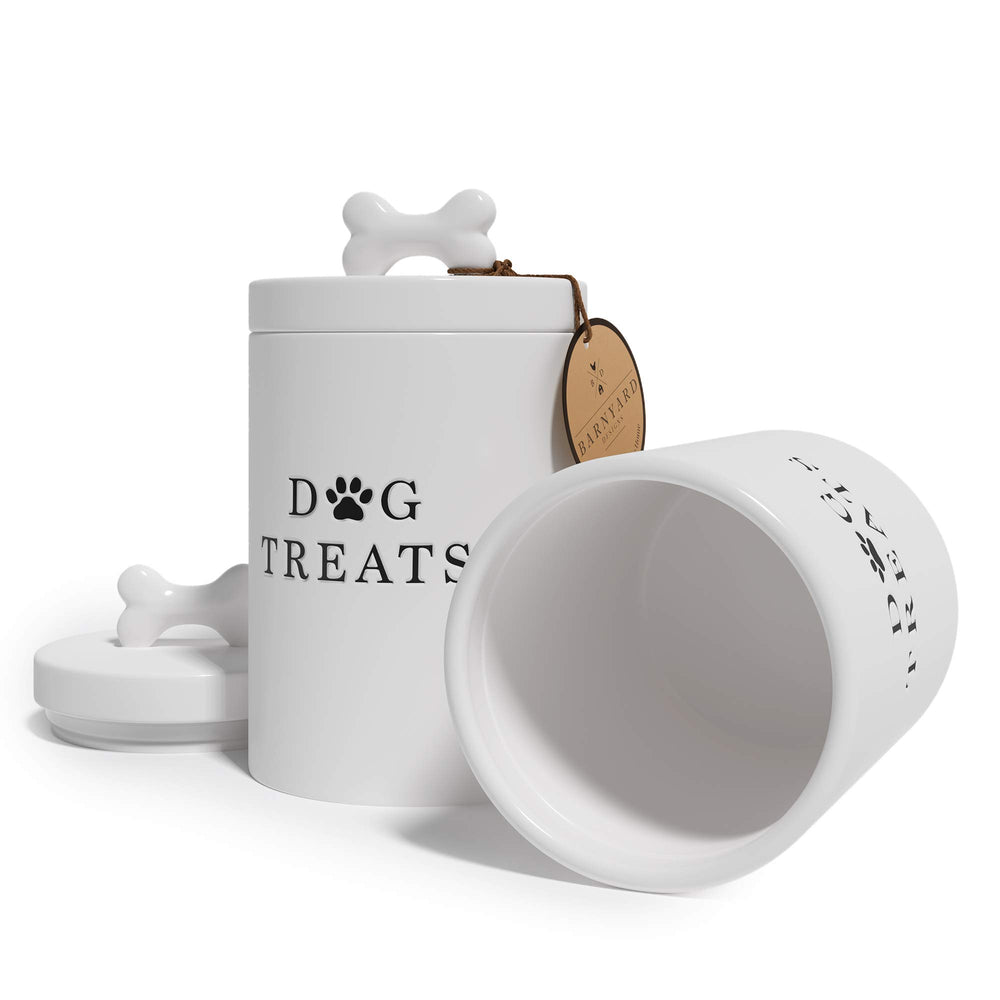 Barnyard Designs kitchen-counter display suitable for dry food, treats, and pet supplies