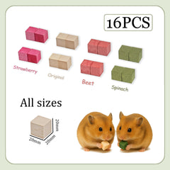 Barsha Space Fruity Balsa Wood Chew Block strawberry flavor promotes safe, engaging gnawing