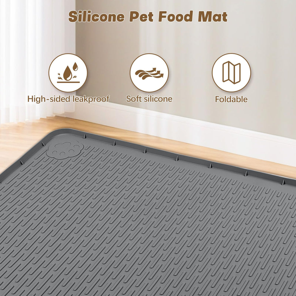 Bartuke silicone cat mat is soft and foldable for comfortable use.