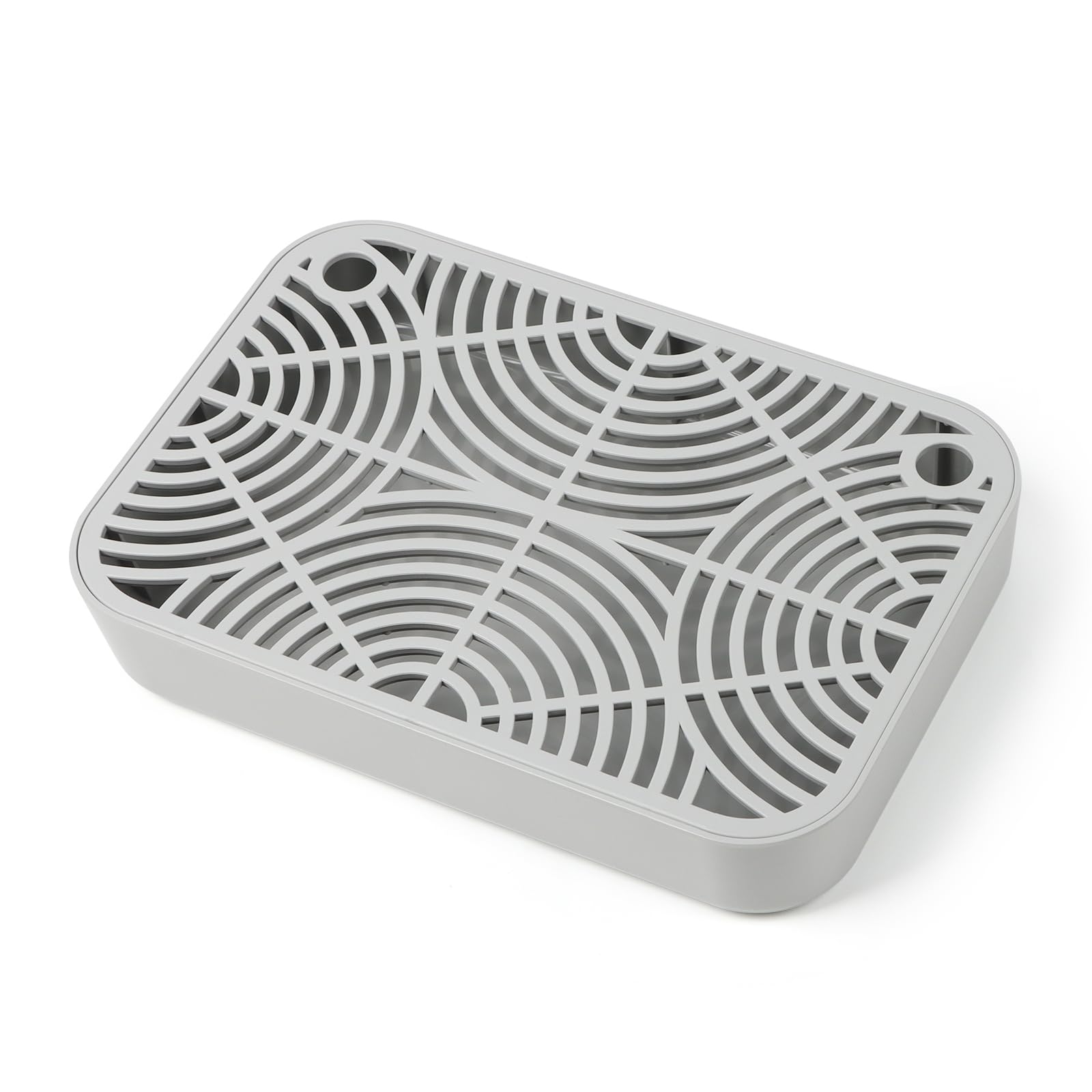 Bartuke cat litter box ramp assembled image shows sturdy thick plastic construction.