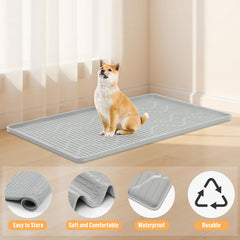 Bartuke washable silicone crate pad for quick cleanup after play.