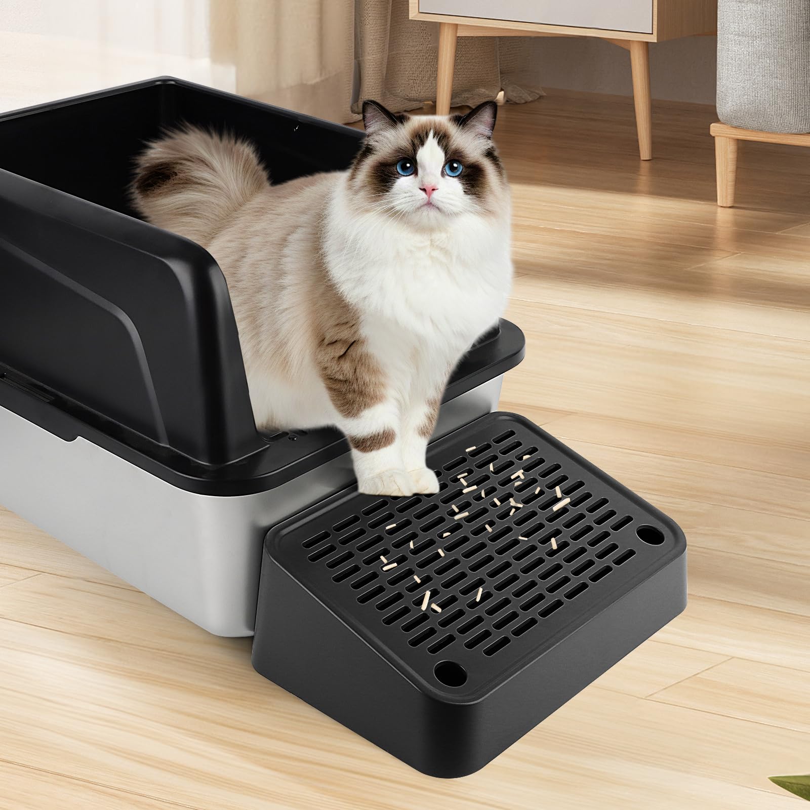 Bartuke double-layer mat with filter reduces tracking