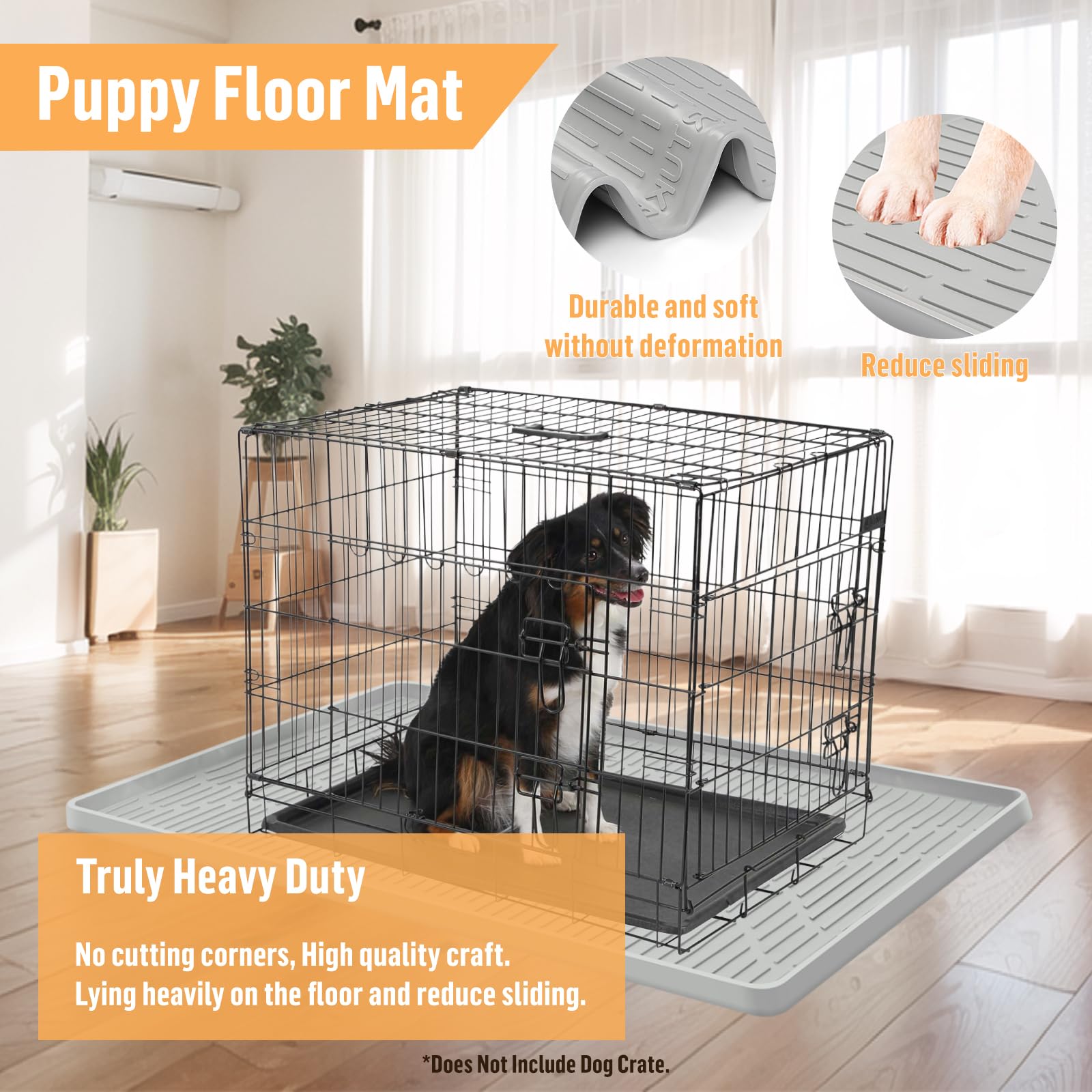 Bartuke durable silicone mat protects floors from scratches and spills.