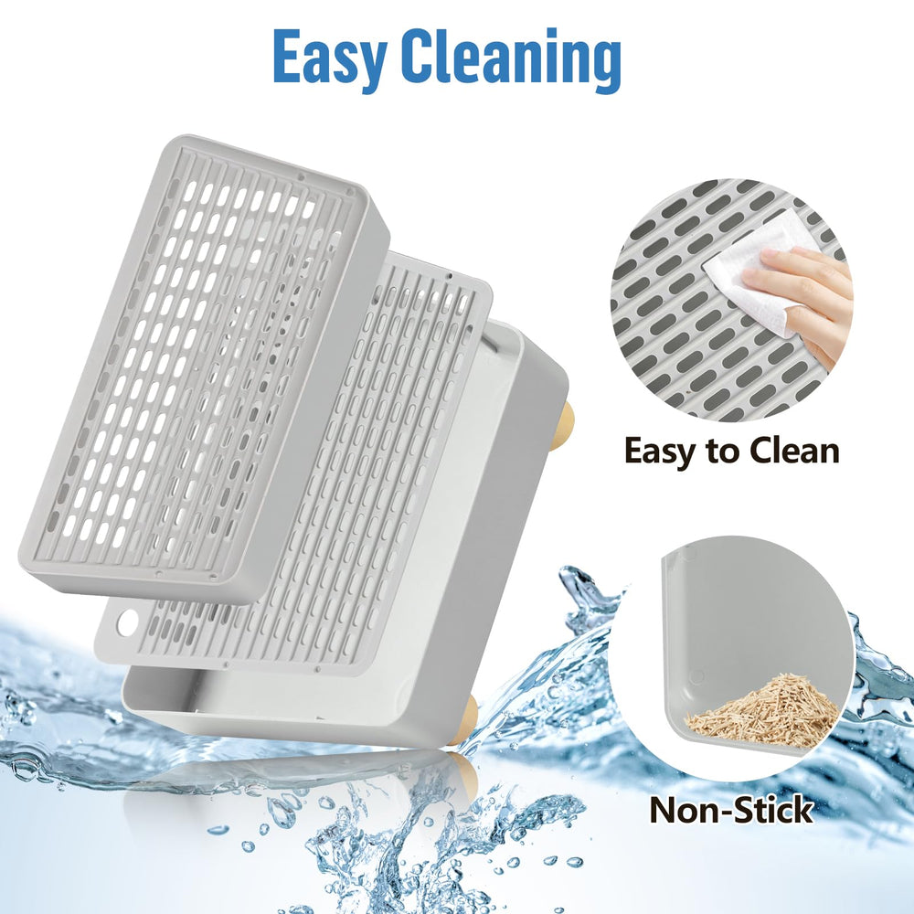 Bartuke filter function litter mat close up demonstrates paw litter pickup