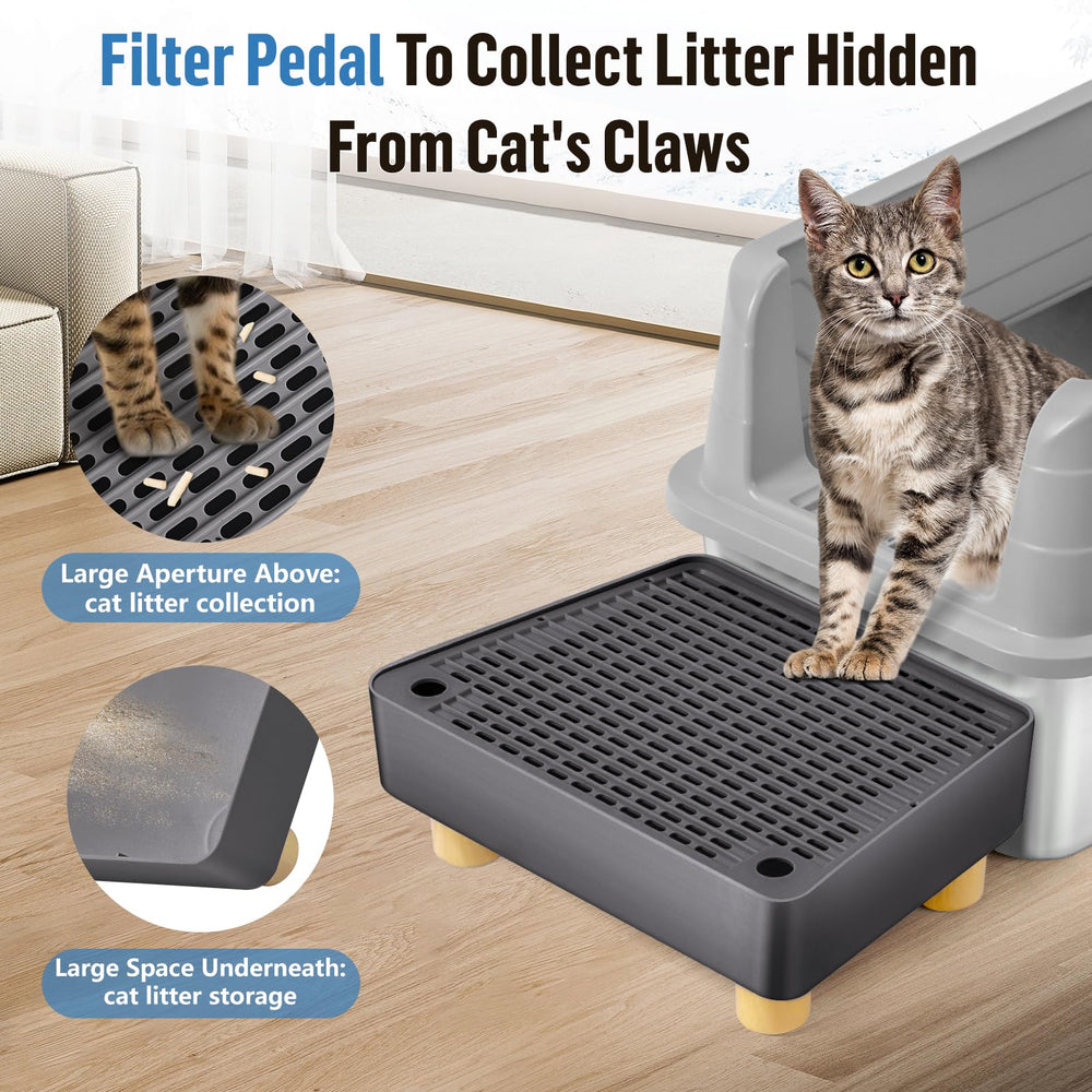 Bartuke filter pedal open view highlighting easy-clean design and maintenance