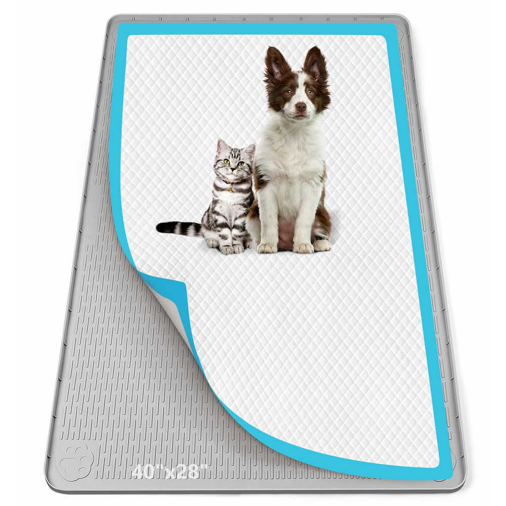 Bartuke Pee Pad Holder 40x28 silicone tray—durable for daily use.