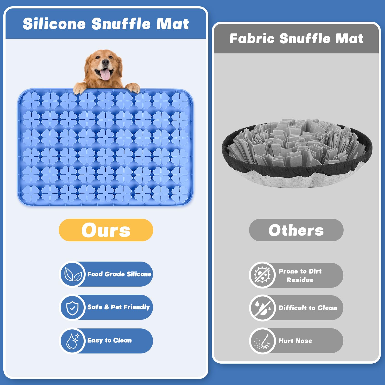 Bartuke reinforced-edges keep the mat durable and resistant to warping.