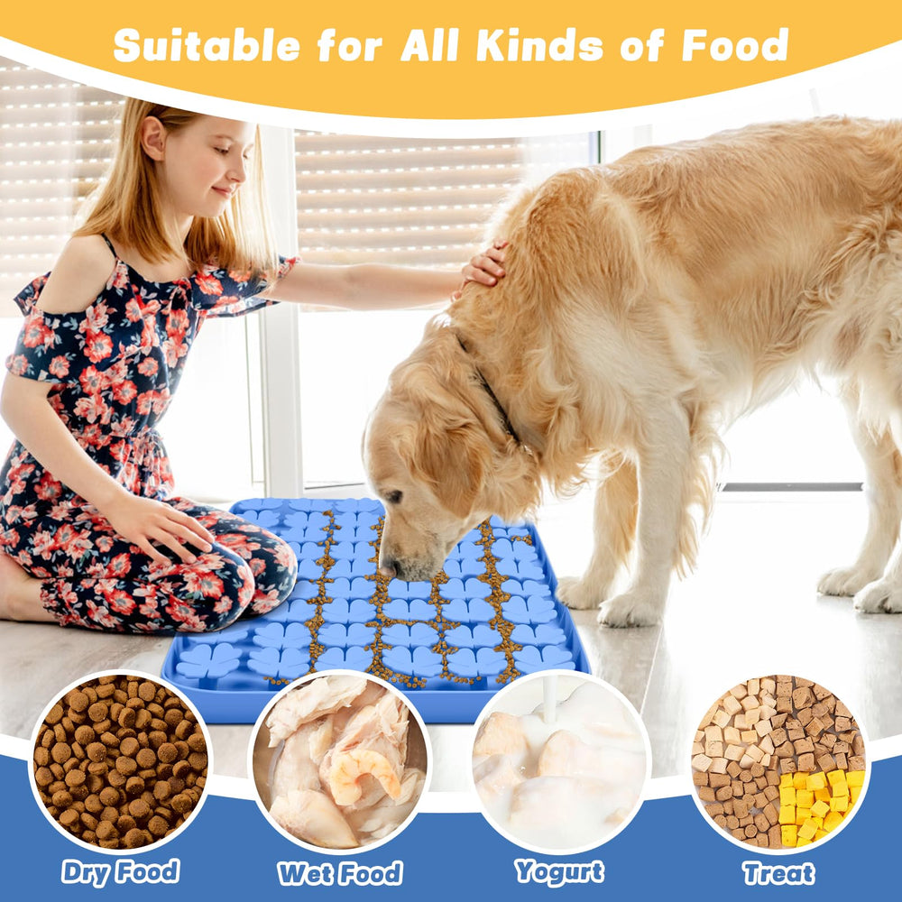 Bartuke mat supports wet or dry food for versatile feeding.