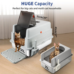 Bartuke XXXL lid off inside shows easy access for quick scooping.