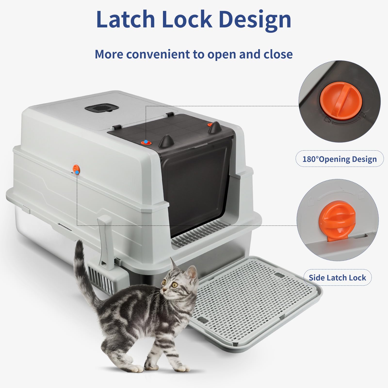 Bartuke XXXL open design supports kittens during transition.