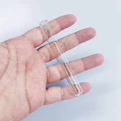 Base Wave aquarium test-tube cap assembly — secure plastic cap for safe storage.
