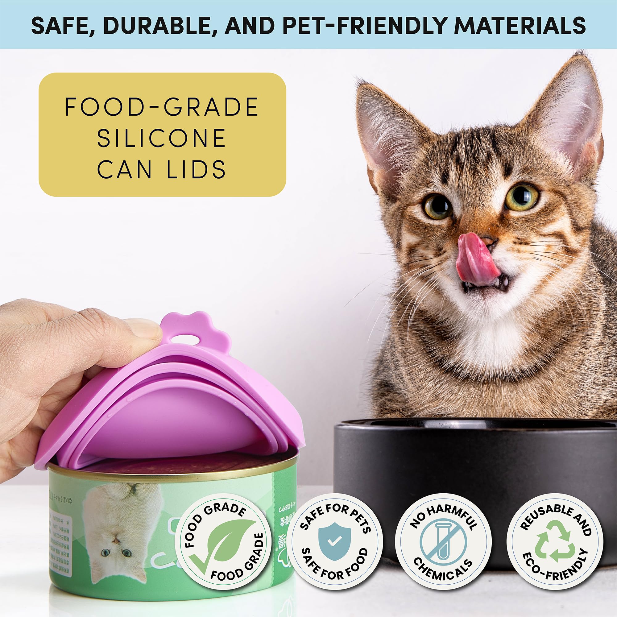 Basic Haus dishwasher-safe silicone lids simplify cleaning and reuse