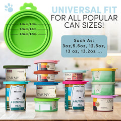 Basic Haus universal can lid for 12oz cans covers larger pet cans securely.
