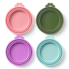 Basic Haus universal can lid for 3oz cans forms airtight seal to reduce waste.