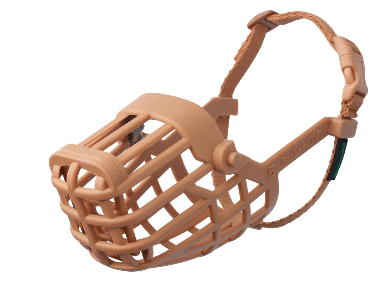 Baskerville Classic Basket Muzzle panting-friendly design for comfortable daily walks
