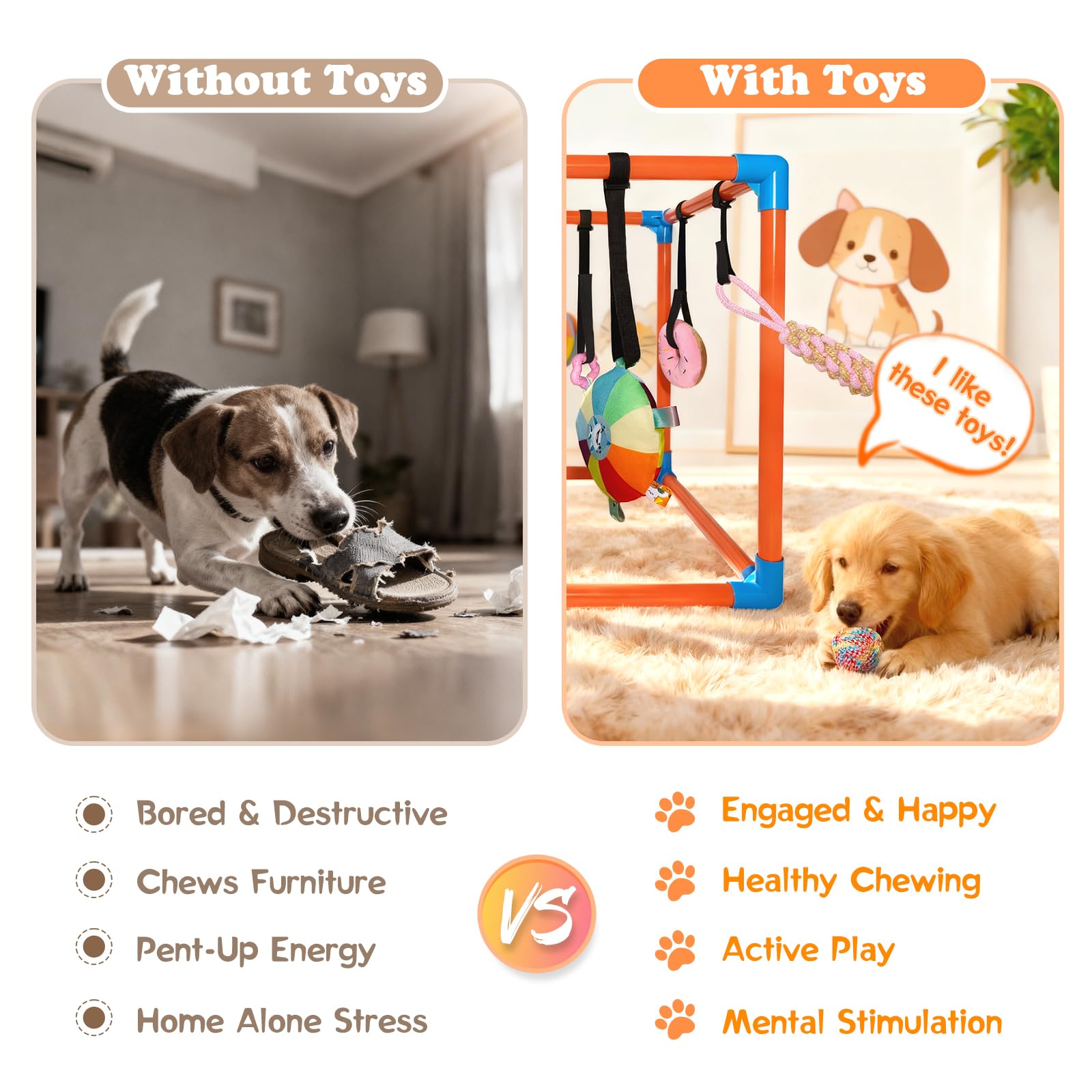 BASTIPETA non-toxic materials ensure safe, gentle play for small dogs.