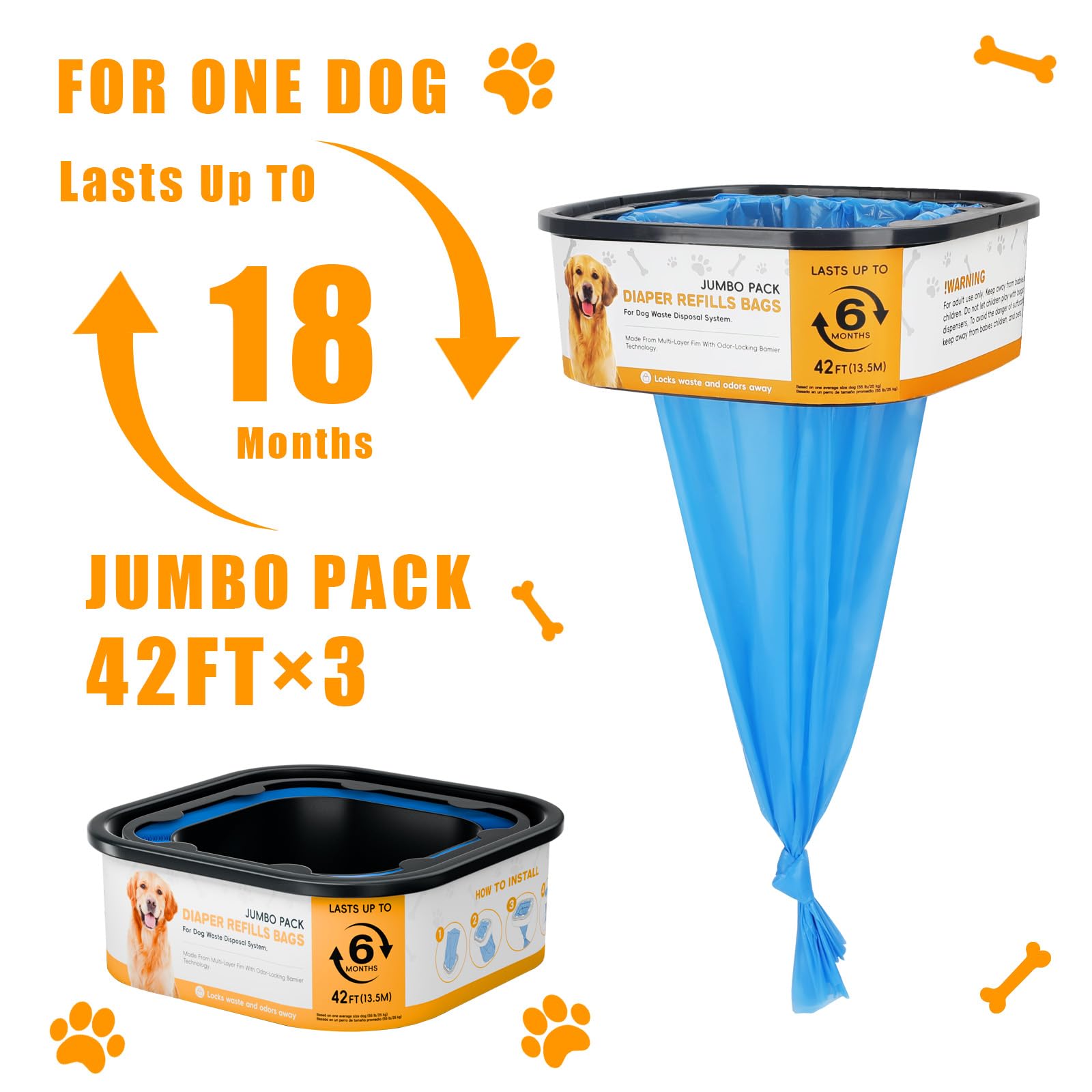 BATADAPTER compatible with Genie dog waste system compatibility