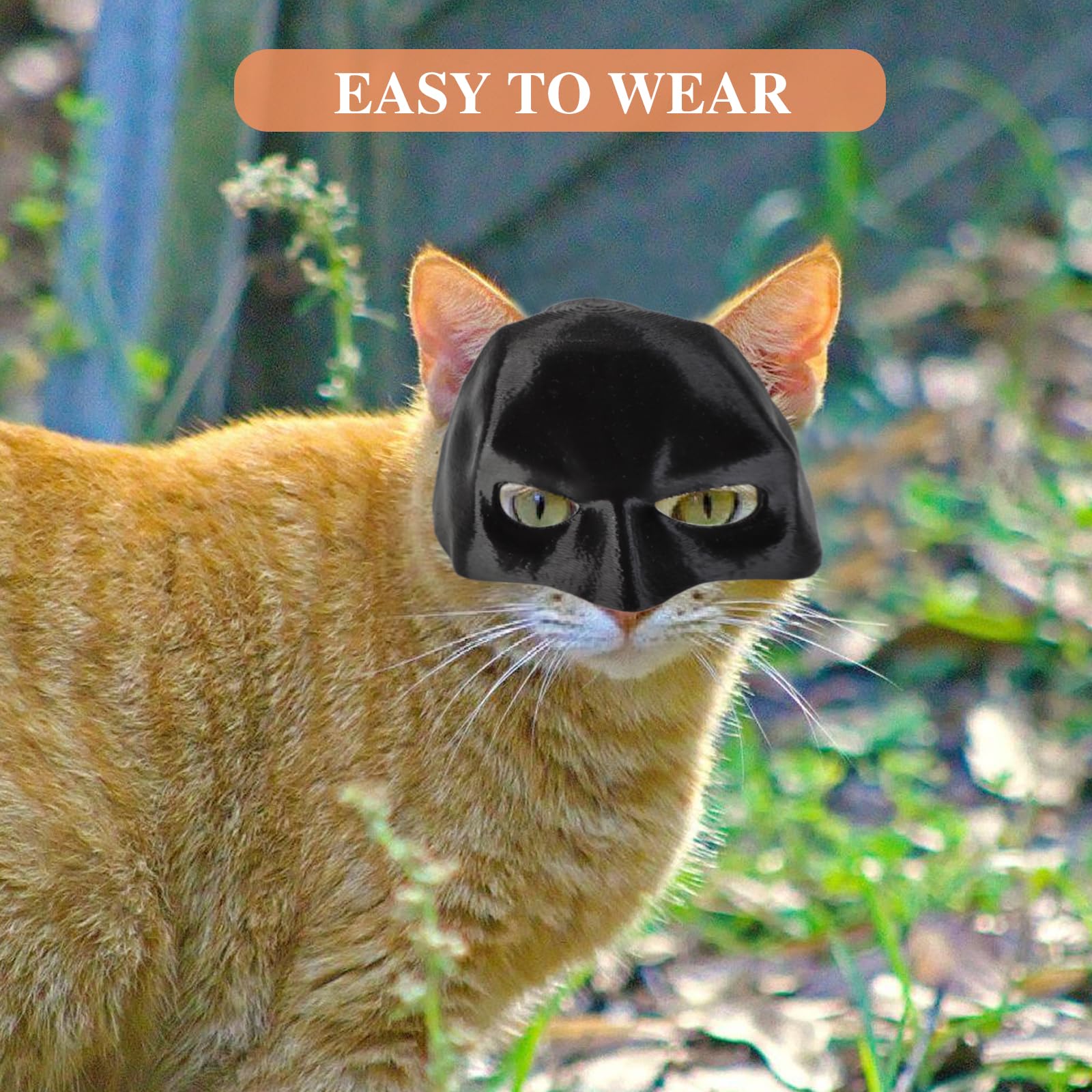 BatCat Mask in a Halloween scene, ideal for photos and playful cosplay.