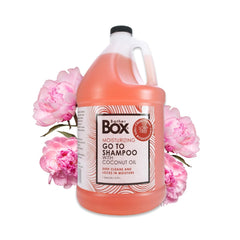 BatherBox Go To Shampoo bottle with coconut oil delivering all-breed hydration.