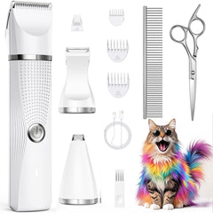 Bautrium cat grooming clippers kit 3-in-1 attachments for versatile trimming