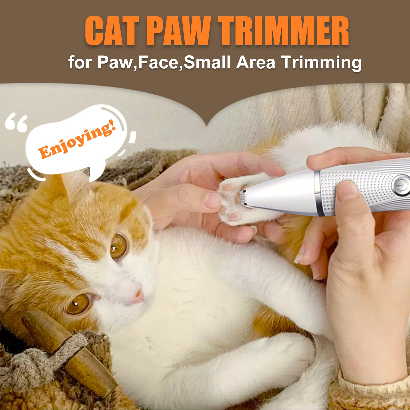 Bautrium lightweight grip for comfortable long grooming sessions