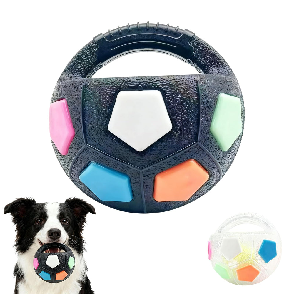 Baysea Mellow Dog Ball with Handle ready for easy throw and fetch