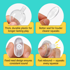 BBeary Squeakers enable DIY play ideas for interactive pet fun.