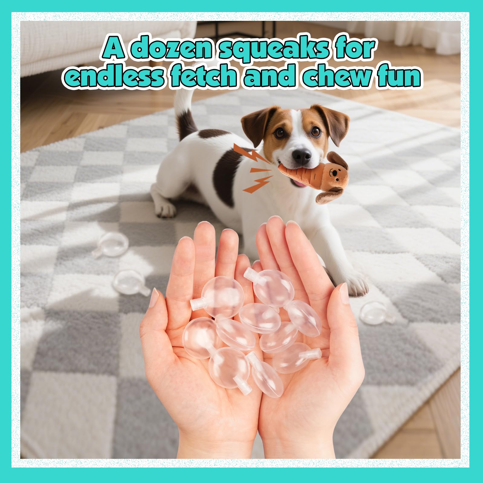 BBeary Squeakers durable materials provide longer toy life and fewer replacements.