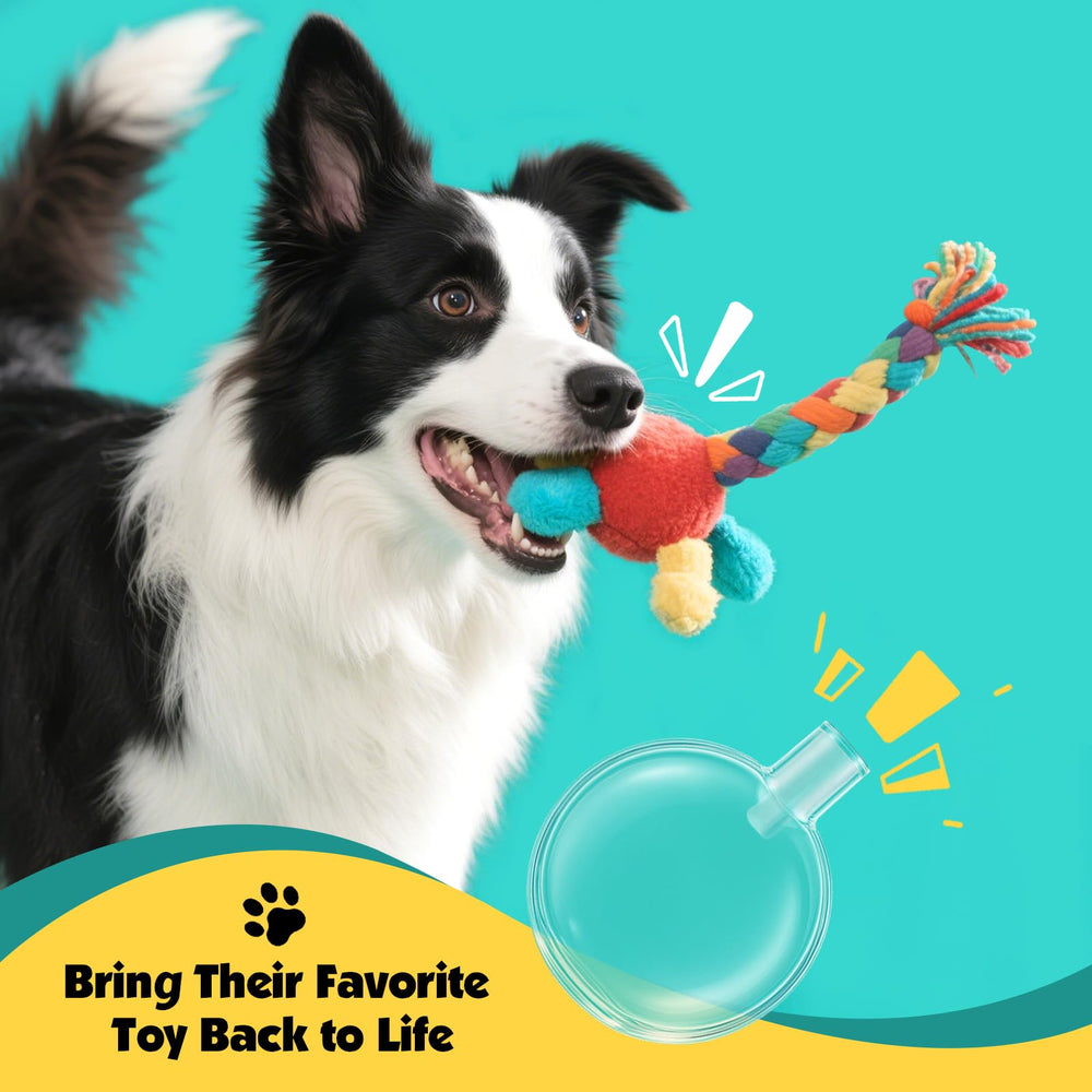 BBeary Squeakers in use on a dog toy for engaging play.