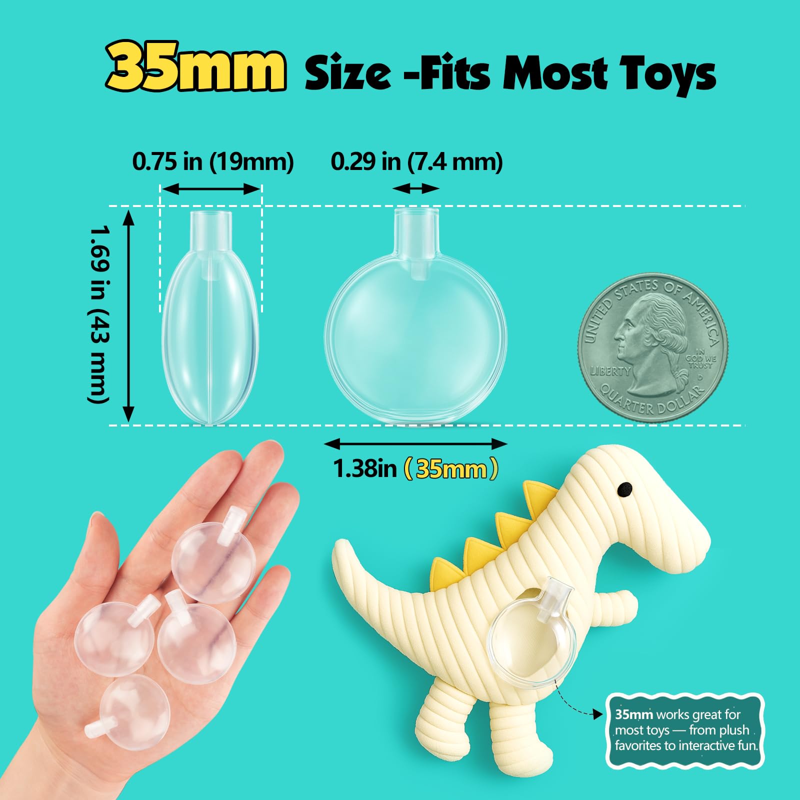BBeary loud squeak action highlights high-pitched sound for playtime.
