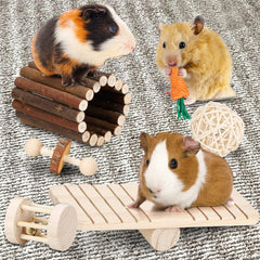BBjinronjy hamster chew toys swing boosts playtime and social interaction.