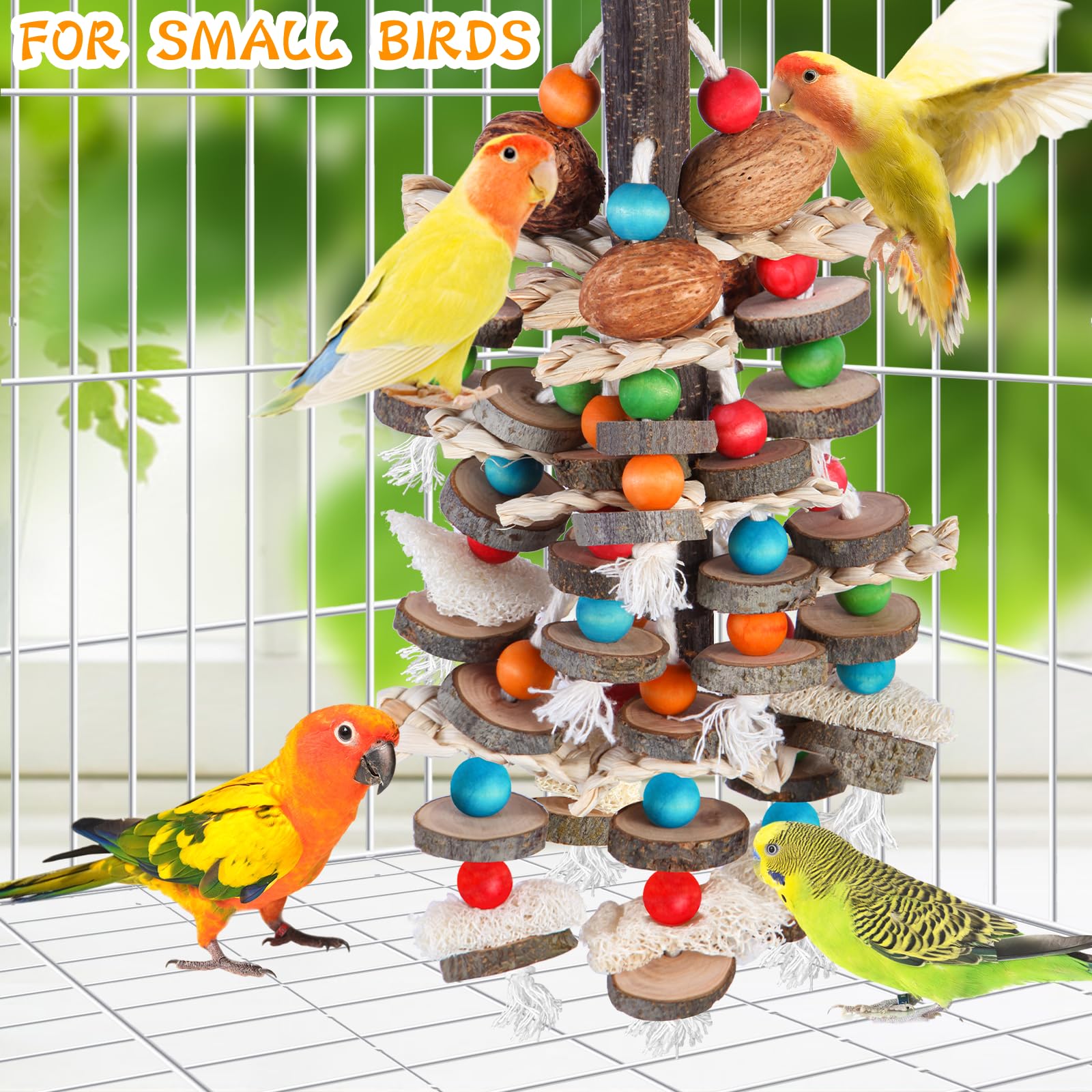 BBjinronjy parrot toy cage hook attachment for easy installation and secure setup
