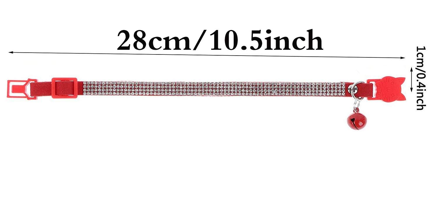 Bbmmayy cat collar adjustable sliding buckle ensures a secure, comfortable fit.
