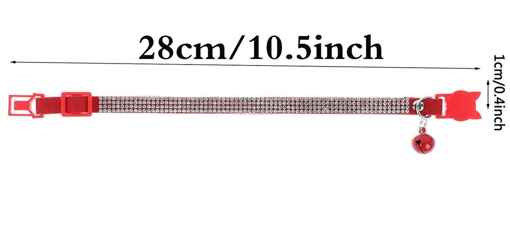 Bbmmayy cat collar adjustable sliding buckle ensures a secure, comfortable fit.