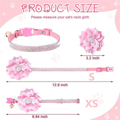 Bbmmayy cat collar breakaway buckle improves safety during playful activity.