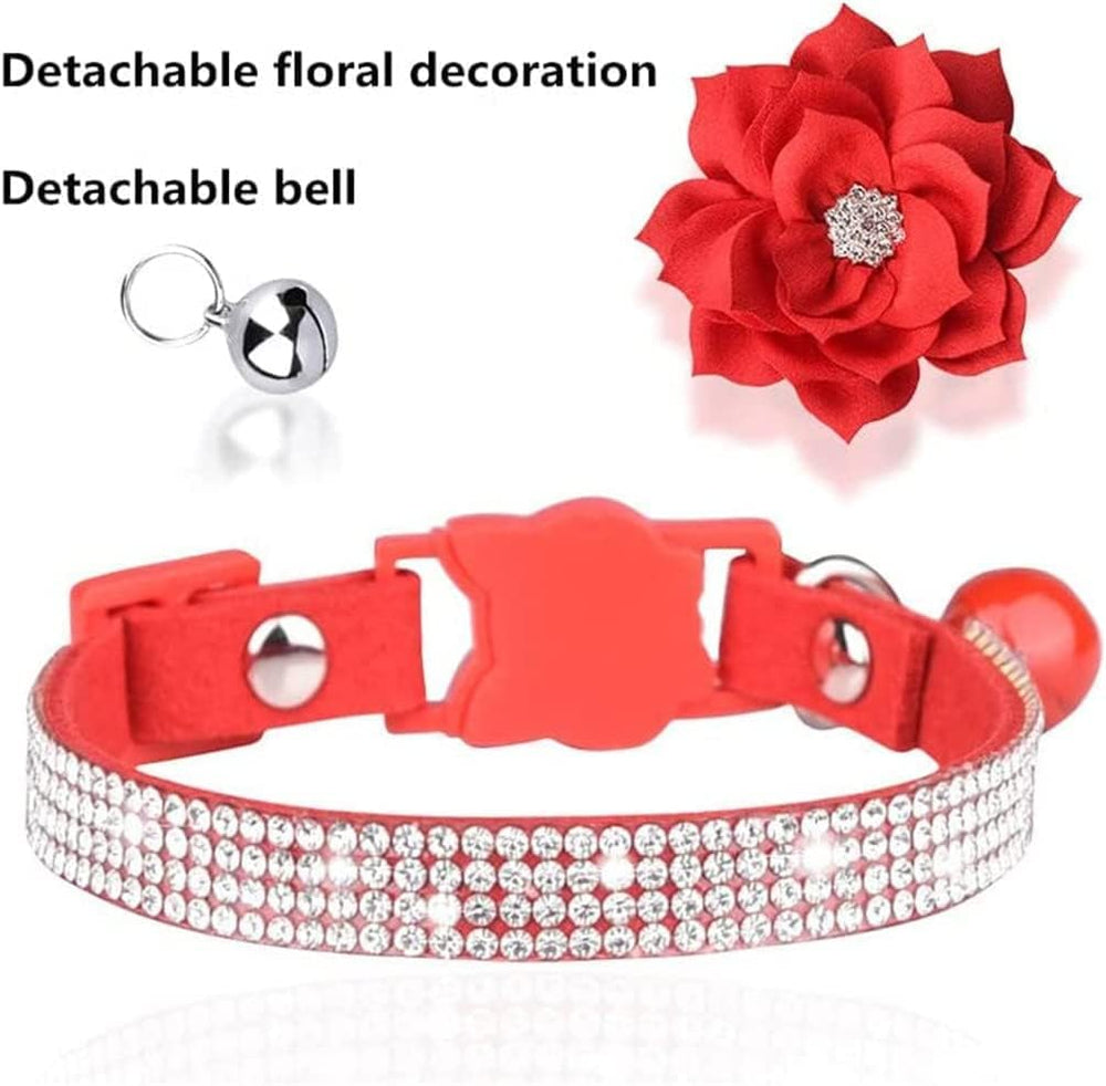 Bbmmayy rhinestone flower detail on Black1 during an outdoor walk adds style