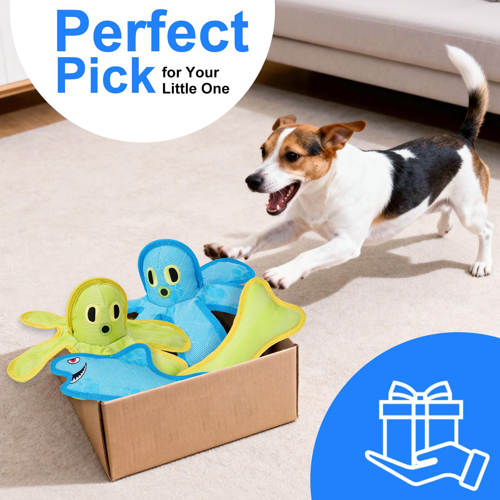 BBOM Bone Dog Toy variety shapes deliver versatile squeaker play