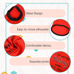 BBTO dog shirts in soft polyester fabric for comfortable daily wear.