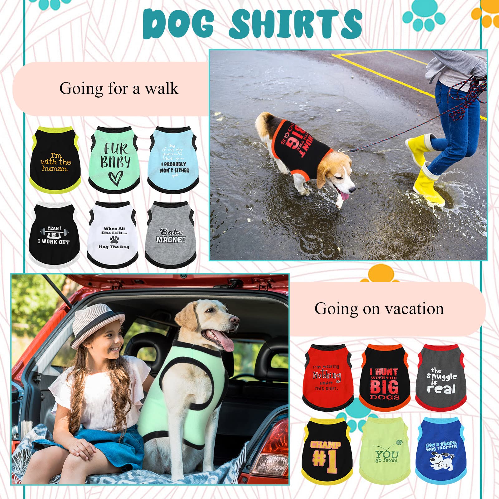 BBTO summer-friendly dog attire keeps pets comfortable while exploring outdoors.