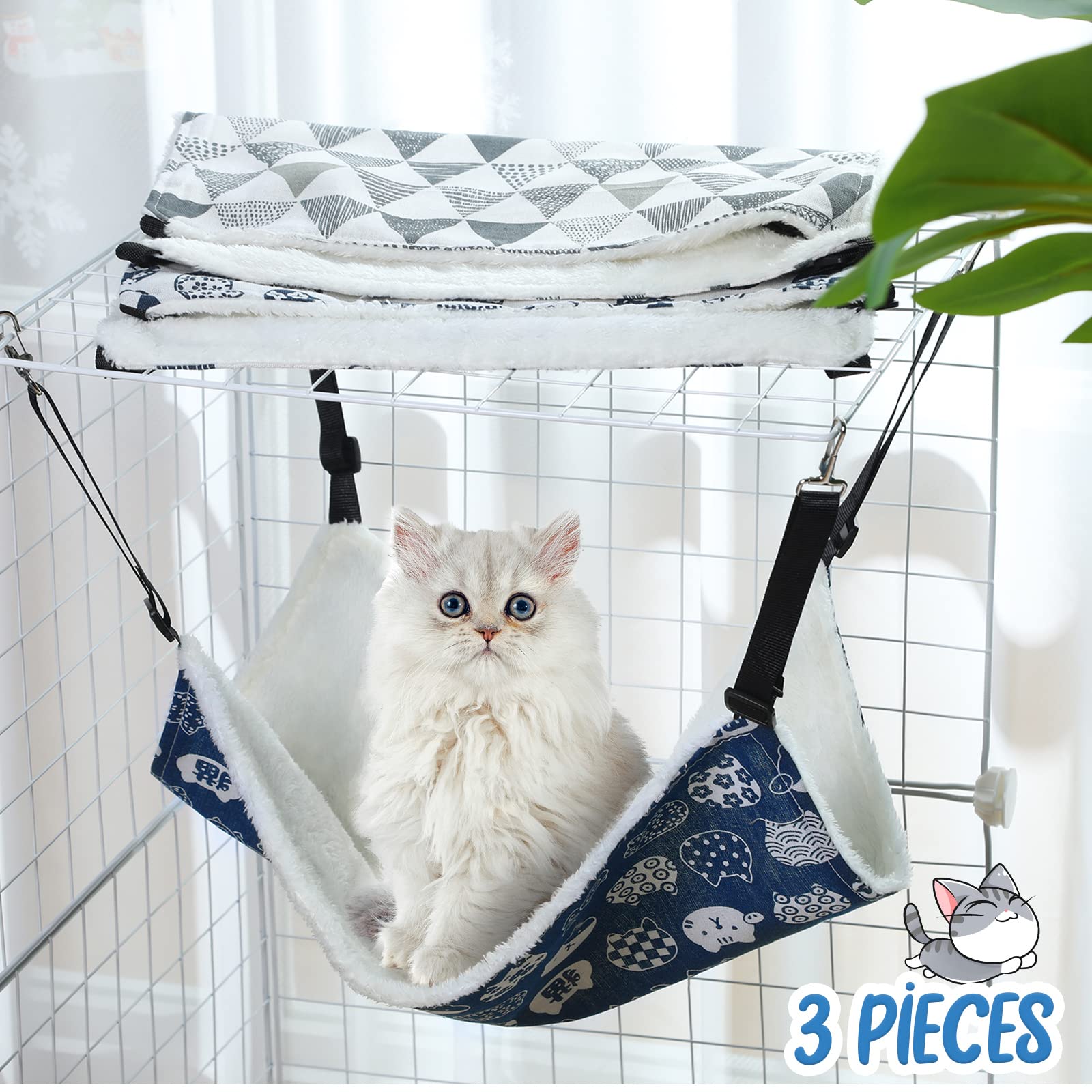BBTO cama colgante para mascotas pequeñas descanso práctico