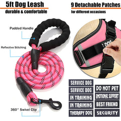 Bcadem service dog vest no pull chest clip helps reduce pulling during walks