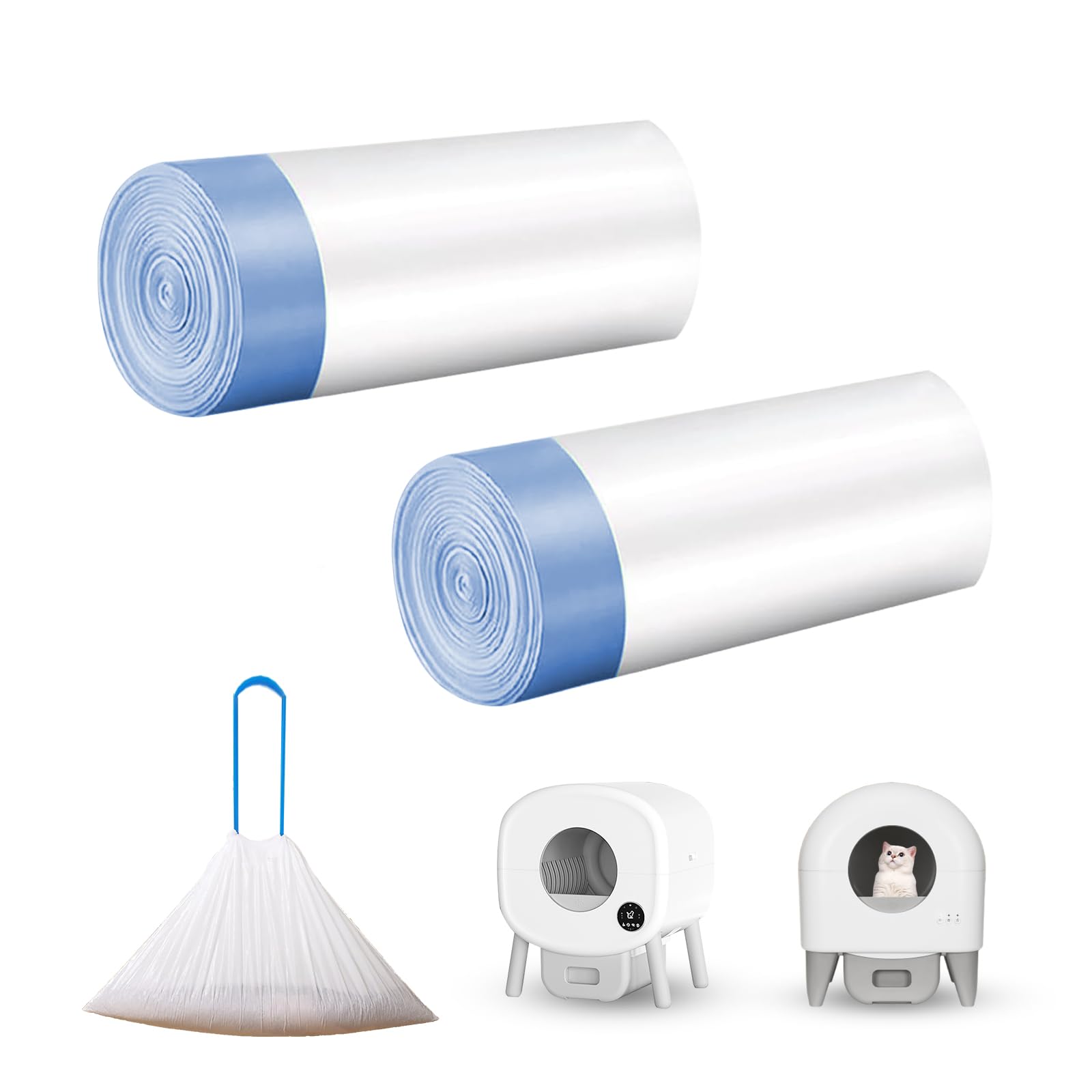 BCHARYA 40-count extra-large liners pack for efficient waste disposal