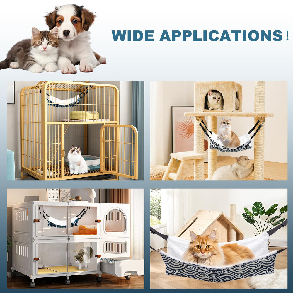 BCHARYA cat hammock machine washable for easy care