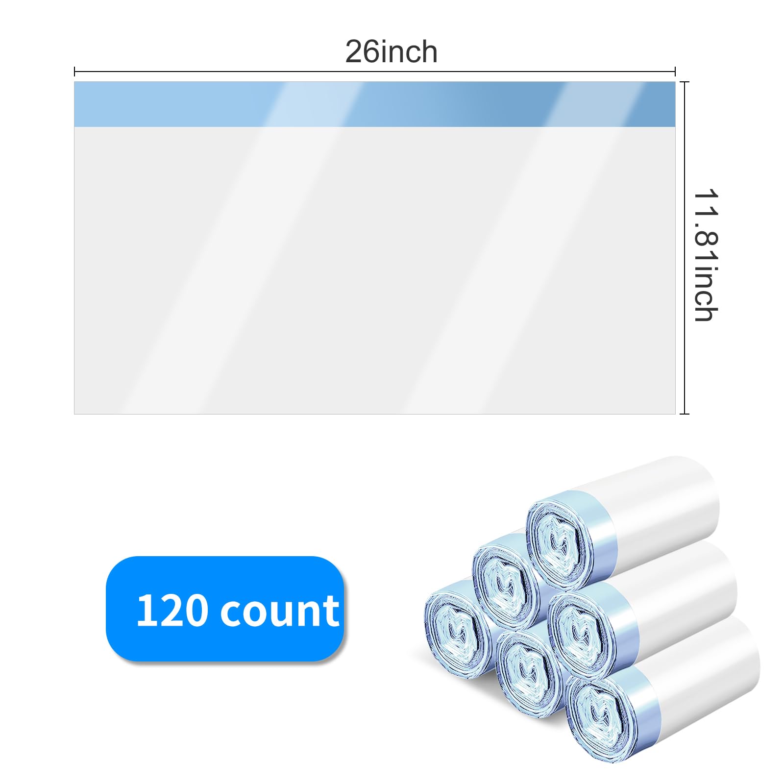 BCHARYA drawstring cat litter bag demonstrates secure waste containment and odor control