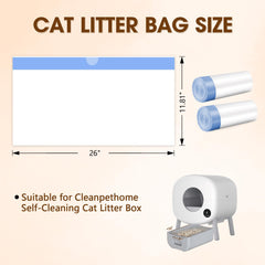 BCHARYA drawstring-closure litter bags enable quick, mess-free sealing