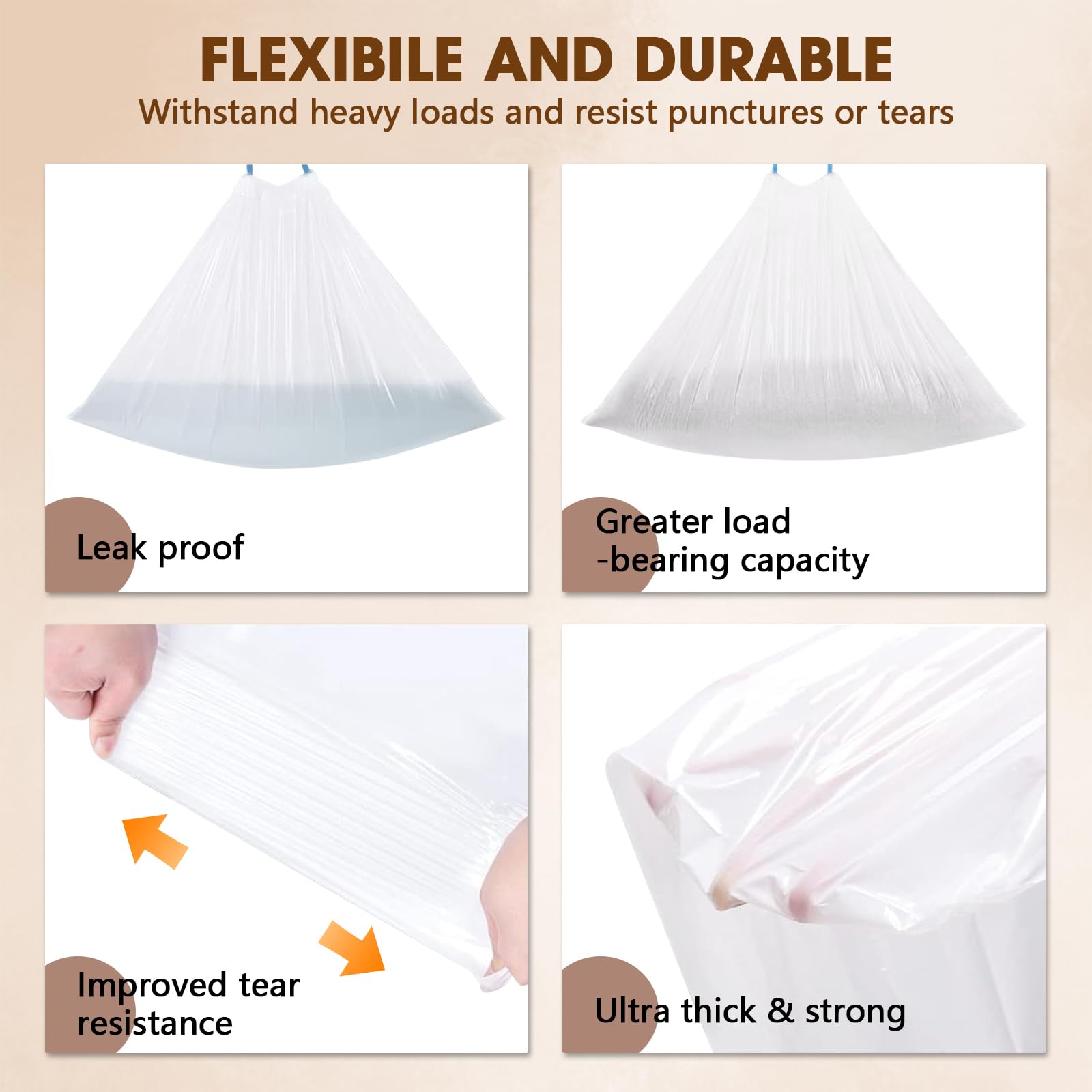 BCHARYA leak-proof liner keeps spills contained and litter area neat