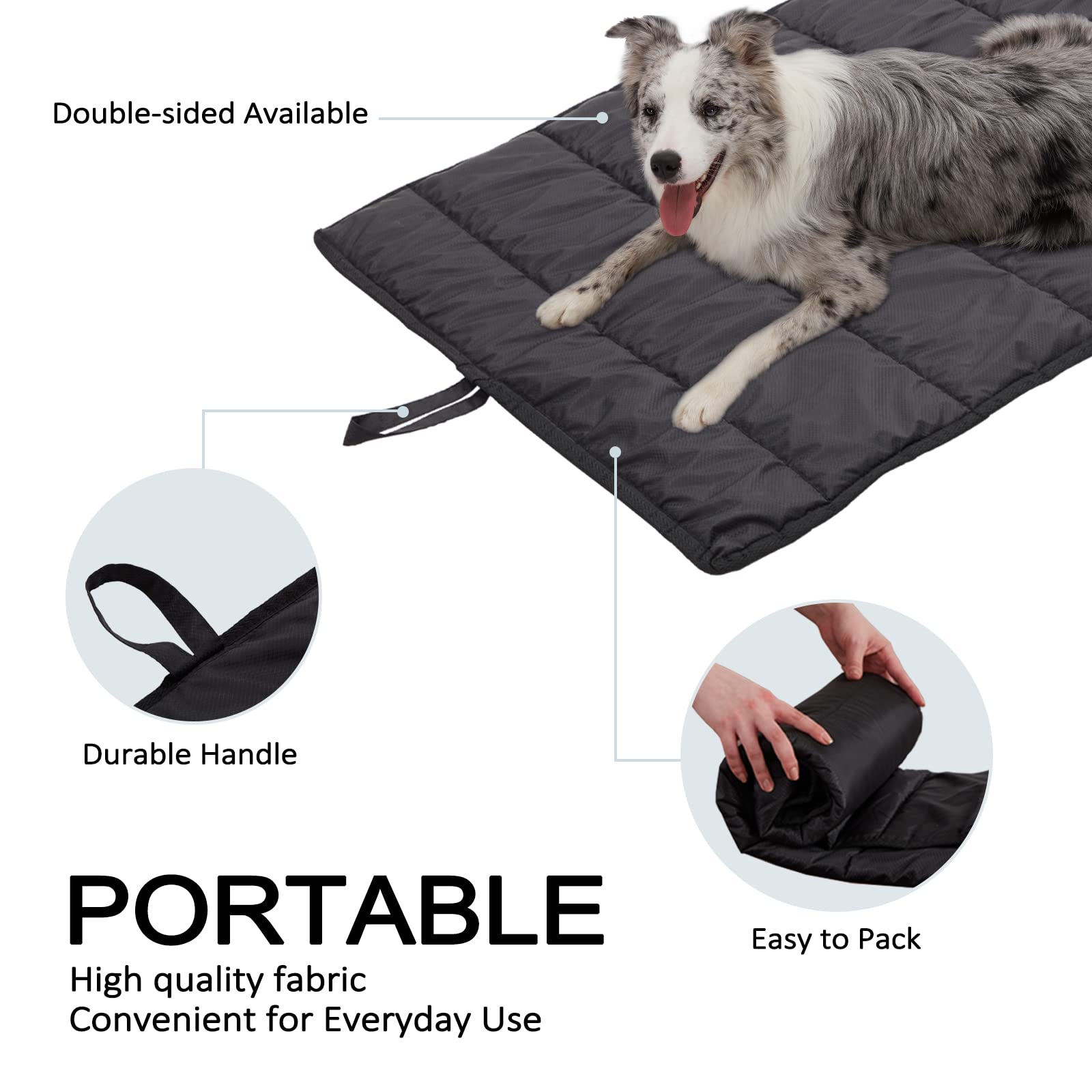 BDEUS portable carry bag and multipurpose mat for car trips.