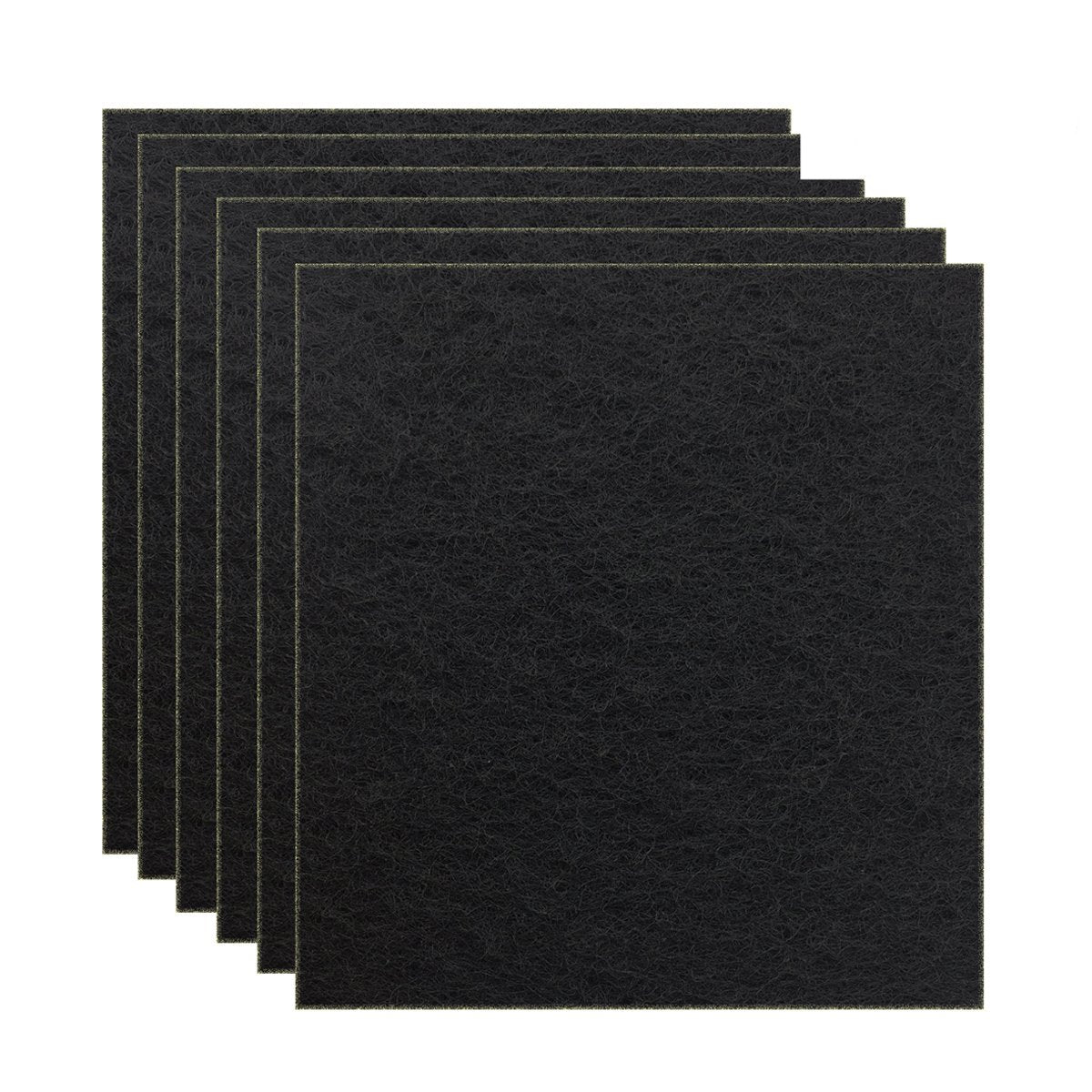 Beacozofu charcoal litter filter pack reduces odor in hooded boxes.